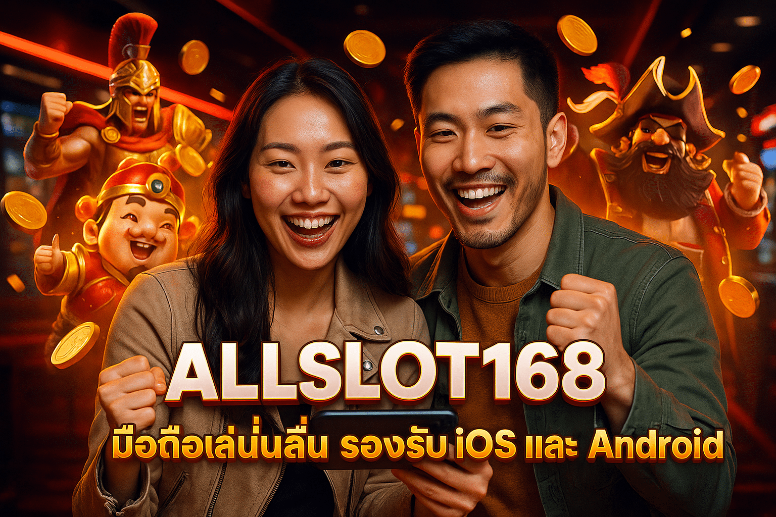 ALLSLOT168 มือถือเล่นลื่น รองรับ iOS และ Android